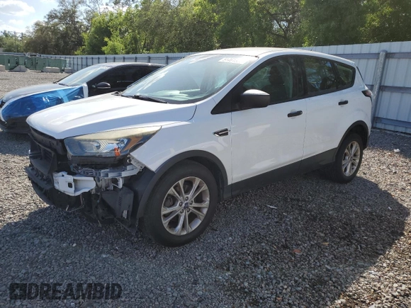 2018 Ford Escape S with VIN 1FMCU0F70JUA46682, listed as a Copart auction lot 51461325 with 43,891 mi miles and Salvage Title. Bid and sale history available at carsss.com. Image 1.