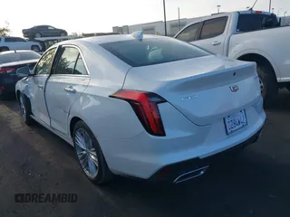 2024 Cadillac CT4 Premium Luxury with VIN 1G6DB5RK8R0131948, listed as a IAAI auction lot 41934270 with 558 mi miles. Bid and sale history available at carsss.com. Image 3.