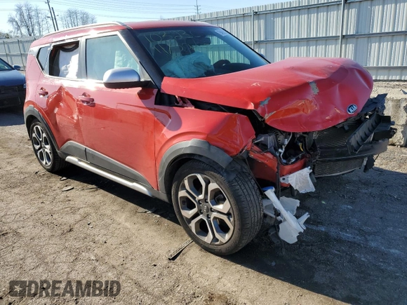 2020 Kia Soul X-Line with VIN KNDJ23AUXL7010936, listed as a Copart auction lot 79499203 with 55,335 mi miles and Salvage Title. Bid and sale history available at carsss.com. Image 4.