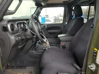 2022 Jeep Wrangler Unlimited Willys with VIN 1C4HJXDM4NW195983, listed as a Copart auction lot 48245114 with 21,920 mi miles and . Bid and sale history available at DreamBid. Image 7.