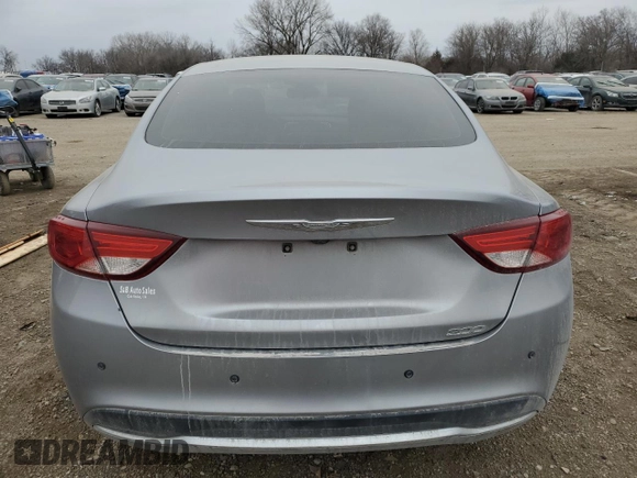 2016 Chrysler 200 Limited with VIN 1C3CCCAB6GN145115, listed as a Copart auction lot 43529315 with 169,268 mi miles and Salvage Title. Bid and sale history available at carsss.com. Image 6.