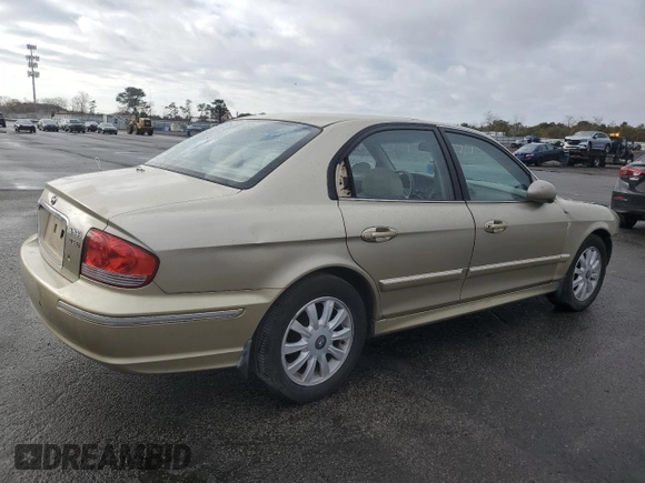 2003 Hyundai Sonata GLS with VIN KMHWF35H23A803752, listed as a Copart auction lot 79953044 with 105,538 mi miles and Salvage Title. Bid and sale history available at carsss.com. Image 3.