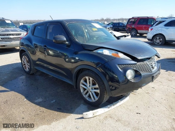 2013 Nissan Juke S with VIN JN8AF5MR9DT226054, listed as a IAAI auction lot 41653284 with 1 mi miles. Bid and sale history available at carsss.com. Image 1.