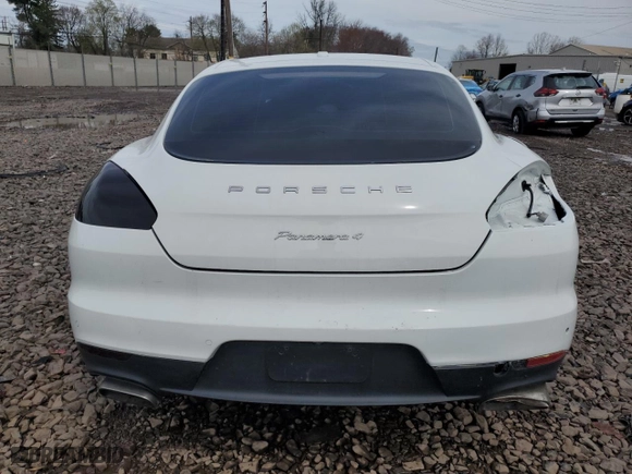 2015 Porsche Panamera 4 with VIN WP0AA2A73FL001692, listed as a Copart auction lot 51846225 with 0 mi miles and Salvage Title. Bid and sale history available at carsss.com. Image 6.