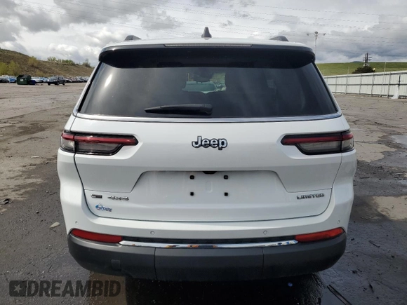 2021 Jeep Grand Cherokee Limited with VIN 1C4RJKBG4M8128310, listed as a Copart auction lot 55102045 with 48,130 mi miles and Salvage Title. Bid and sale history available at DreamBid. Image 6.