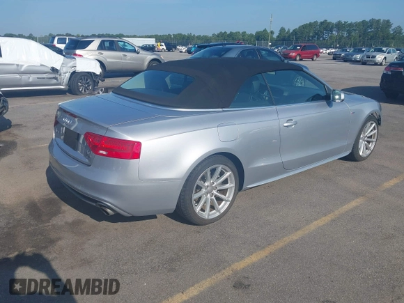 2016 Audi A5 Premium with VIN WAUD2AFHXGN005246, listed as a IAAI auction lot 42595647 with 56,602 mi miles and . Bid and sale history available at DreamBid. Image 4.