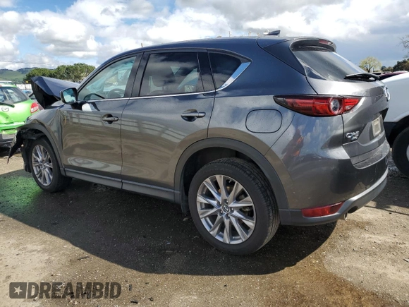 2020 Mazda CX-5 Grand Touring with VIN JM3KFBDM5L0737724, listed as a Copart auction lot 49209005 with 45,031 mi miles and Salvage Title. Bid and sale history available at carsss.com. Image 2.