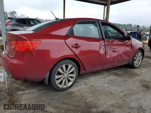 2011 Kia Forte SX with VIN KNAFW4A39B5466165, listed as a Copart auction lot 44018315 with 202,945 mi miles and Clean Title. Bid and sale history available at carsss.com. Image 3.