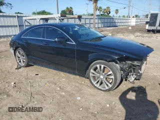 2016 Mercedes-Benz CLS with VIN WDDLJ6FB1GA182243, listed as a Copart auction lot 61377734 with 93,416 mi miles and Salvage Title. Bid and sale history available at carsss.com. Image 4.