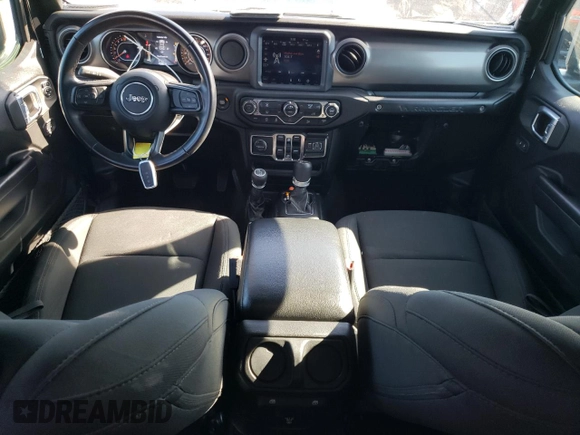2021 Jeep Wrangler Unlimited Willys with VIN 1C4HJXDGXMW714608, listed as a Copart auction lot 47487375 with 20,260 mi miles and Clean title. Bid and sale history available at DreamBid. Image 8.