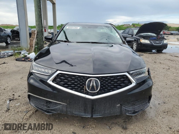 2019 Acura TLX with VIN 19UUB1F34KA003839, listed as a Copart auction lot 46696995 with 0 mi miles and Non Repairable. Bid and sale history available at carsss.com. Image 5.