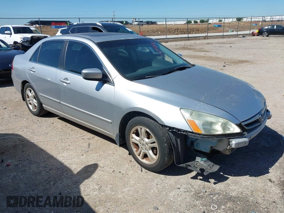 2006 Honda Accord EX-L с VIN 1HGCM56836A091846, выставлен на аукционе IAAI как лот 42078176 с пробегом 153 922 миль миль и . История ставок и продаж доступна на DreamBid. Изображение 1.