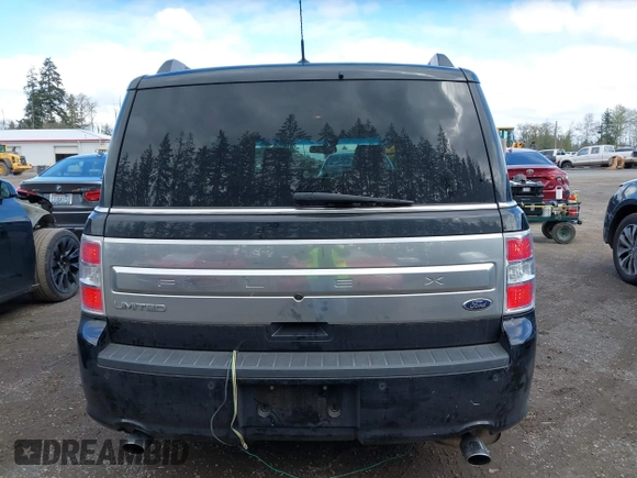 2018 Ford Flex Limited with VIN 2FMGK5D87JBA13975, listed as a IAAI auction lot 42027978 with 108,350 mi miles. Bid and sale history available at carsss.com. Image 16.