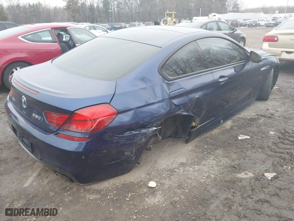 2016 BMW 6 Series 650i xDrive with VIN WBA6H7C5XGGA05033, listed as a IAAI auction lot 41723869 with 132,227 mi miles. Bid and sale history available at carsss.com. Image 4.
