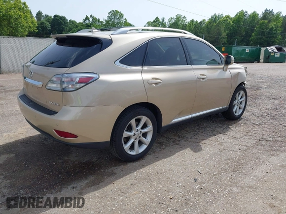2010 Lexus RX 350 z VIN 2T2ZK1BA0AC019373, wystawiony jako IAAI lot #42262437 z przebiegiem 143 559 mil mil oraz . Historia ofert i sprzedaży dostępna na DreamBid. Obrazek 4.