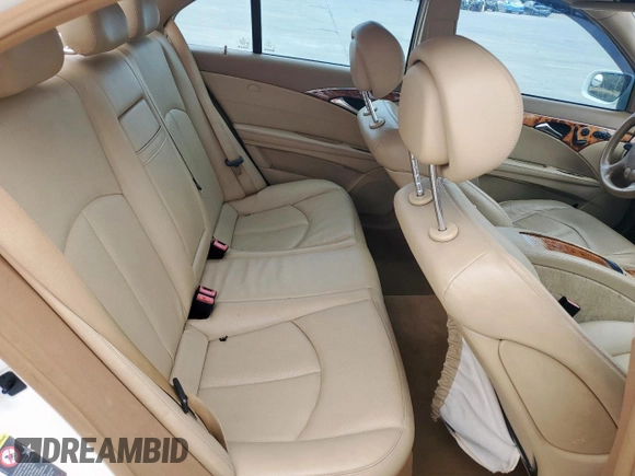 2008 Mercedes-Benz E-Class Luxury 3.5L with VIN WDBUF56X28B285414, listed as a Copart auction lot 51562605 with 0 mi miles and Salvage Title. Bid and sale history available at carsss.com. Image 10.