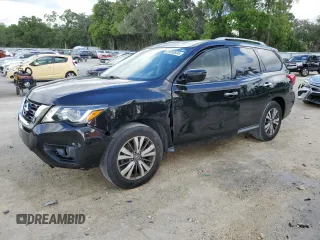 2019 Nissan Pathfinder SL z VIN 5N1DR2MN1KC615839, wystawiony jako Copart lot #51650895 z przebiegiem 144 900 mil mil oraz Szkoda całkowita • Salvage title. Historia ofert i sprzedaży dostępna na DreamBid. Obrazek 1.