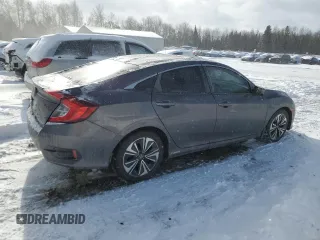 2017 Honda Civic Sedan EX-T with VIN 2HGFC1F47HH104561, listed as a Copart auction lot 84658614 with 154,991 mi miles and Salvage Title. Bid and sale history available at carsss.com. Image 3.