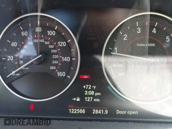 2013 BMW 3 Series 335i with VIN WBA3A9G53DNP36811, listed as a IAAI auction lot 42558641 with 122,566 mi miles and . Bid and sale history available at DreamBid. Image 7.