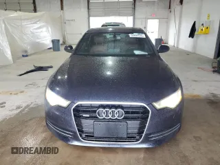 2014 Audi A6 Premium Plus with VIN WAUGFAFCXEN089099, listed as a Copart auction lot 54694535 with 109,515 mi miles and Salvage title. Bid and sale history available at DreamBid. Image 5.