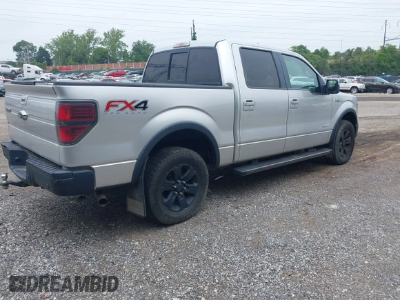 2012 Ford F-150 XL with VIN 1FTFW1ET9CFC43695, listed as a IAAI auction lot 42360004 with 336,479 mi miles and . Bid and sale history available at DreamBid. Image 4.