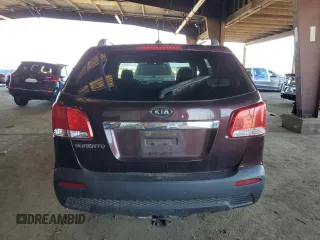 2012 Kia Sorento LX with VIN 5XYKTDA28CG243352, listed as a Copart auction lot 49728075 with 214,974 mi miles and Clean Title. Bid and sale history available at carsss.com. Image 6.