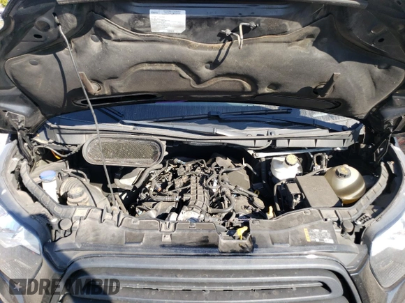 2019 Ford Transit with VIN 1FDBW3XG7KKA51560, listed as a Copart auction lot 76454914 with Not Provided miles and Salvage Title. Bid and sale history available at DreamBid. Image 12.