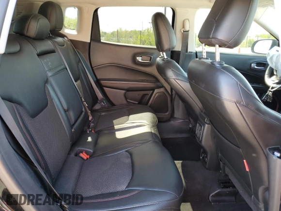 2018 Jeep Compass Trailhawk with VIN 3C4NJDDB6JT231480, listed as a Copart auction lot 56474865 with 61,051 mi miles and Salvage title. Bid and sale history available at DreamBid. Image 11.