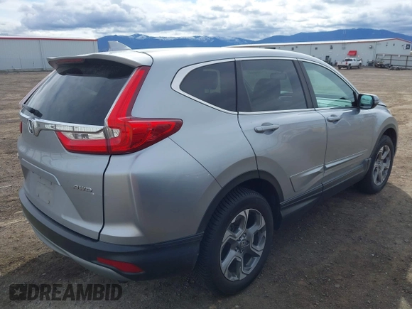 2017 Honda CR-V EX-L with VIN 2HKRW2H80HH686762, listed as a IAAI auction lot 41905053 with 74,230 mi miles. Bid and sale history available at carsss.com. Image 4.