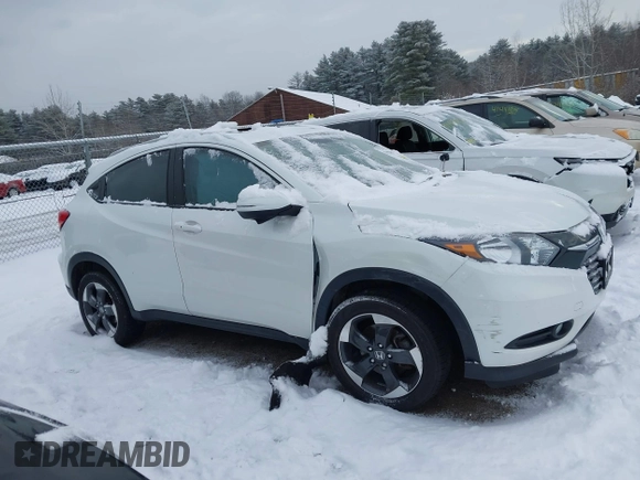 2018 Honda HR-V EX-L Navi with VIN 3CZRU6H71JM716527, listed as a IAAI auction lot 41402437 with 1 mi miles. Bid and sale history available at carsss.com. Image 12.