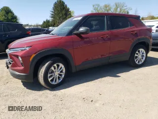 2024 Chevrolet TrailBlazer LS with VIN KL79MNSLXRB134481, listed as a Copart auction lot 53286015 with 13,839 mi miles and Salvage Title. Bid and sale history available at DreamBid. Image 1.