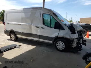 2021 Ford Transit Cargo with VIN 1FTBR1C85MKA88804, listed as a Copart auction lot 69792534 with Not Provided miles and Salvage Title. Bid and sale history available at DreamBid. Image 4.
