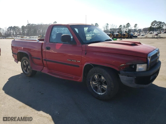 1998 Dodge Ram 1500 with VIN 1B7HC16Y3WS769845, listed as a Copart auction lot 47418895 with 312,763 mi miles and Salvage Title. Bid and sale history available at carsss.com. Image 4.