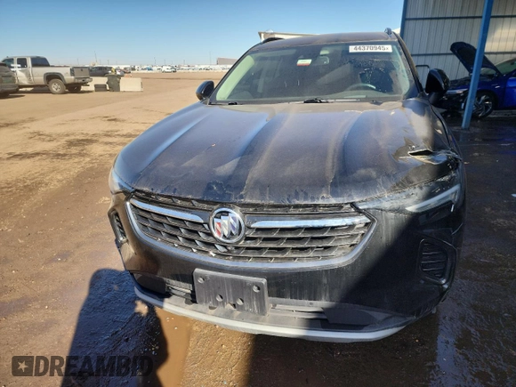 2022 Buick Envision Essence with VIN LRBFZPR41ND042688, listed as a Copart auction lot 44370945 with 34,088 mi miles and Salvage Title. Bid and sale history available at carsss.com. Image 5.
