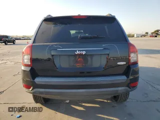 2015 Jeep Compass Latitude with VIN 1C4NJCEBXFD131484, listed as a Copart auction lot 74731464 with 76,048 mi miles and Salvage Title. Bid and sale history available at carsss.com. Image 6.