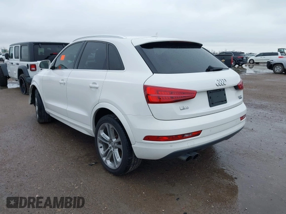 2017 Audi Q3 Premium Plus with VIN WA1JCCFS7HR002948, listed as a IAAI auction lot 41564849 with 31,745 mi miles and . Bid and sale history available at DreamBid. Image 3.