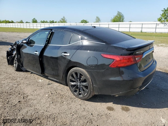 2017 Nissan Maxima SR with VIN 1N4AA6AP5HC453448, listed as a Copart auction lot 52346845 with 195,457 mi miles and Salvage Title. Bid and sale history available at carsss.com. Image 2.
