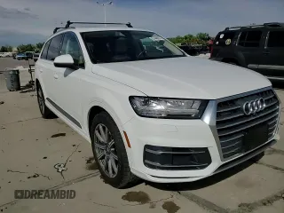 2019 Audi Q7 Premium Plus with VIN WA1LHAF75KD021660, listed as a Copart auction lot 57448675 with 70,411 mi miles and Salvage title. Bid and sale history available at DreamBid. Image 14.