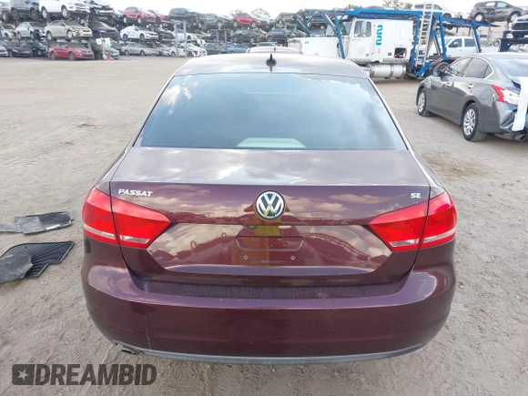 2012 Volkswagen Passat SE с VIN 1VWBH7A3XCC079924, выставлен на аукционе IAAI как лот 42333339 с пробегом 108 173 миль миль и . История ставок и продаж доступна на DreamBid. Изображение 16.