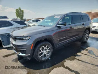 2024 Jeep Grand Cherokee Limited z VIN 1C4RJKBG1R8603337, wystawiony jako Copart lot #64798465 z przebiegiem 19 212 mil mil oraz Czysty tytuł • Clean title. Historia ofert i sprzedaży dostępna na DreamBid. Obrazek 1.