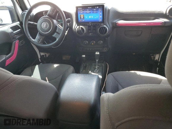 2018 Jeep Wrangler JK Unlimited Sport S with VIN 1C4BJWDG7JL814226, listed as a Copart auction lot 72442484 with 49,658 mi miles and Salvage Title. Bid and sale history available at carsss.com. Image 8.