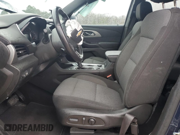 2022 Chevrolet Traverse LT Cloth with VIN 1GNERGKW6NJ181331, listed as a Copart auction lot 44864915 with 51,600 mi miles and Salvage title. Bid and sale history available at DreamBid. Image 7.