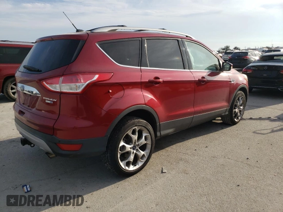2015 Ford Escape Titanium with VIN 1FMCU9J99FUC64012, listed as a Copart auction lot 41881695 with 110,899 mi miles and Salvage Title. Bid and sale history available at DreamBid. Image 3.