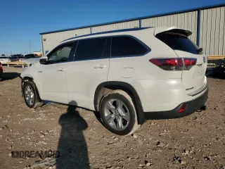 2015 Toyota Highlander Hybrid Limited with VIN 5TDDCRFH4FS007775, listed as a Copart auction lot 86442554 with 0 mi miles and Salvage Title. Bid and sale history available at carsss.com. Image 2.