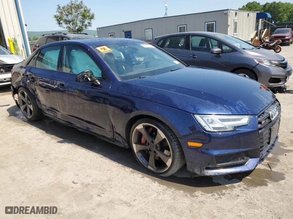 2018 Audi S4 Premium Plus with VIN WAUB4AF49JA099438, listed as a Copart auction lot 54711943 with 80,603 mi miles. Bid and sale history available at carsss.com. Image 4.