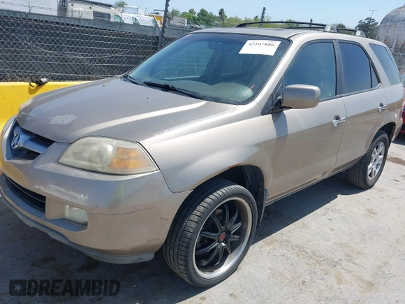 2004 Acura MDX Touring Pkg with VIN 2HNYD18654H541496, listed as a IAAI auction lot 42107886 with 234,306 mi miles. Bid and sale history available at carsss.com. Image 2.