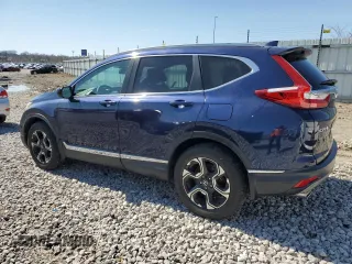 2019 Honda CR-V Touring with VIN 2HKRW2H9XKH607064, listed as a Copart auction lot 50198155 with 56,802 mi miles and Salvage Title. Bid and sale history available at carsss.com. Image 2.