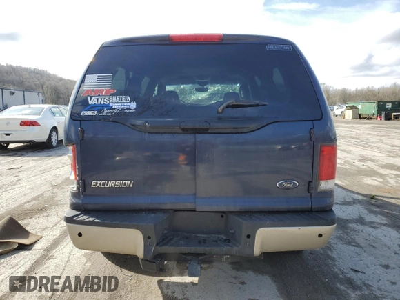 2004 Ford Excursion Eddie Bauer with VIN 1FMSU45P74ED41183, listed as a Copart auction lot 51973575 with 175,632 mi miles and Salvage Title. Bid and sale history available at DreamBid. Image 6.