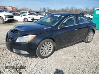 2012 Buick Regal Premium 1 with VIN 2G4GS5EK7C9132808, listed as a Copart auction lot 50222405 with 154,196 mi miles and Salvage Title. Bid and sale history available at carsss.com. Image 1.
