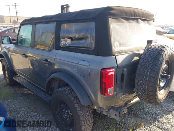 2021 Ford Bronco with VIN 1FMEE5BP5MLA93158, listed as a IAAI auction lot 41768930 with 48,600 mi miles. Bid and sale history available at carsss.com. Image 3.